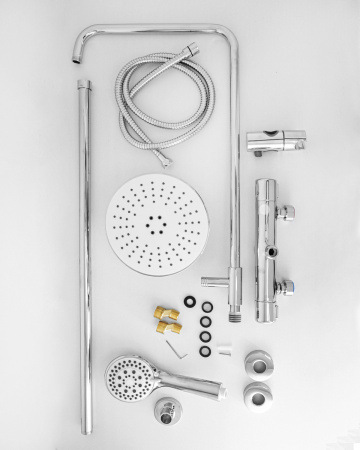 Душевая система Orange Thermo T02S3-912cr c термостатом, хром